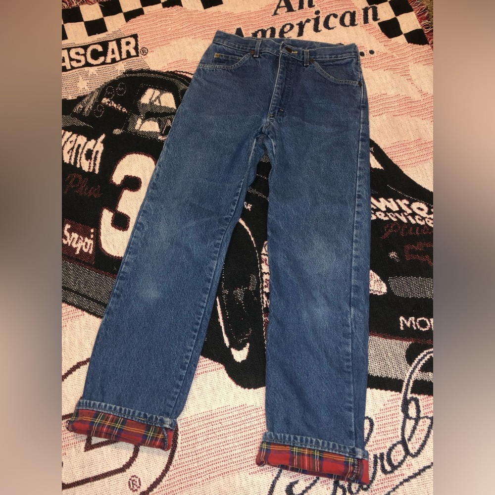 Vintage L.L. Bean Flannel-Lined Jeans
